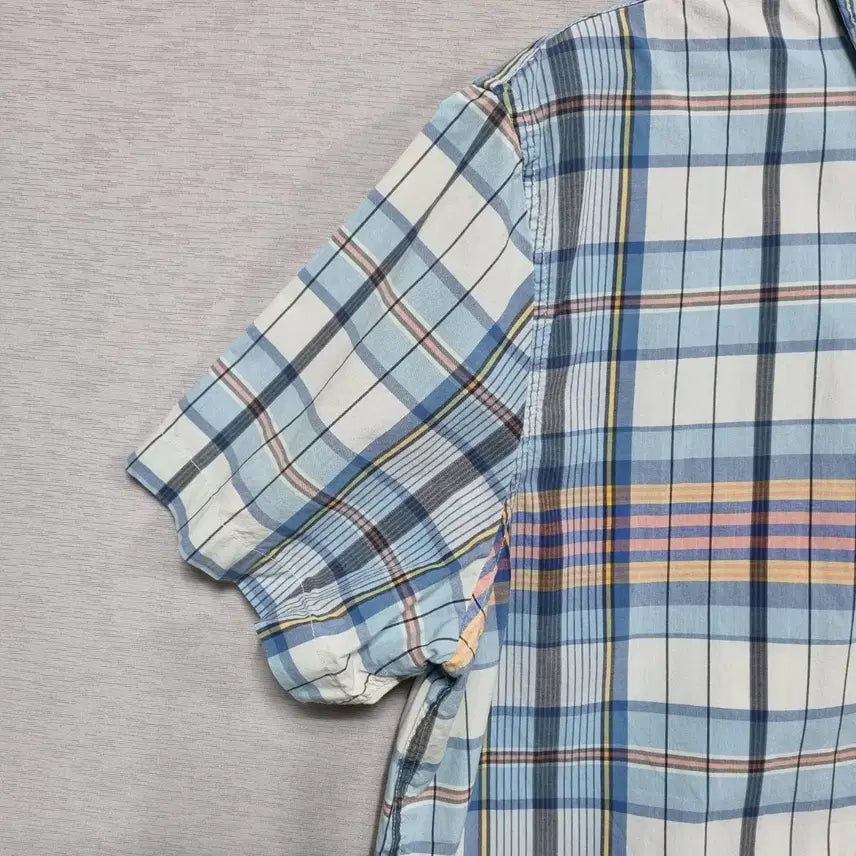 [BUNJANG] American Eagle Plaid Short Sleeve Shirt XL / ㅡ아메리칸이글 체크 반팔 남방 남105ㅡ0429