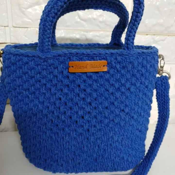 [BUNJANG] Handmade Knit Bag / 핸드메이드 뜨게손가방