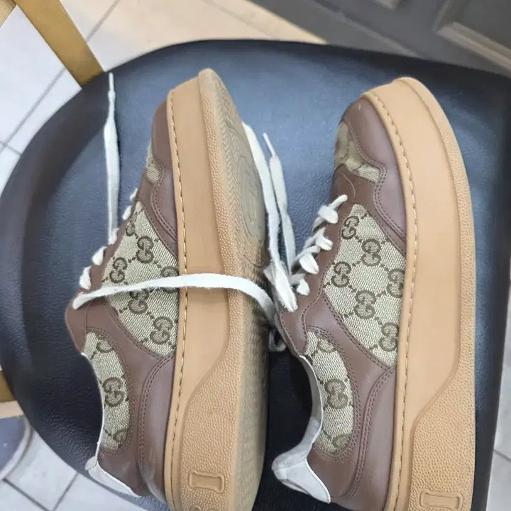 [BUNJANG] Gucci GG Logo Sneakers Brown Women&