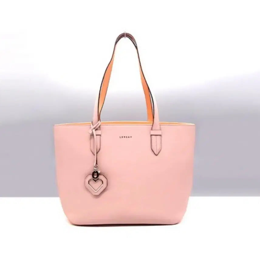 [BUNJANG] Lovecat Pink Leather Shoulder Bag / 러브캣 핑크 가죽 숄더백