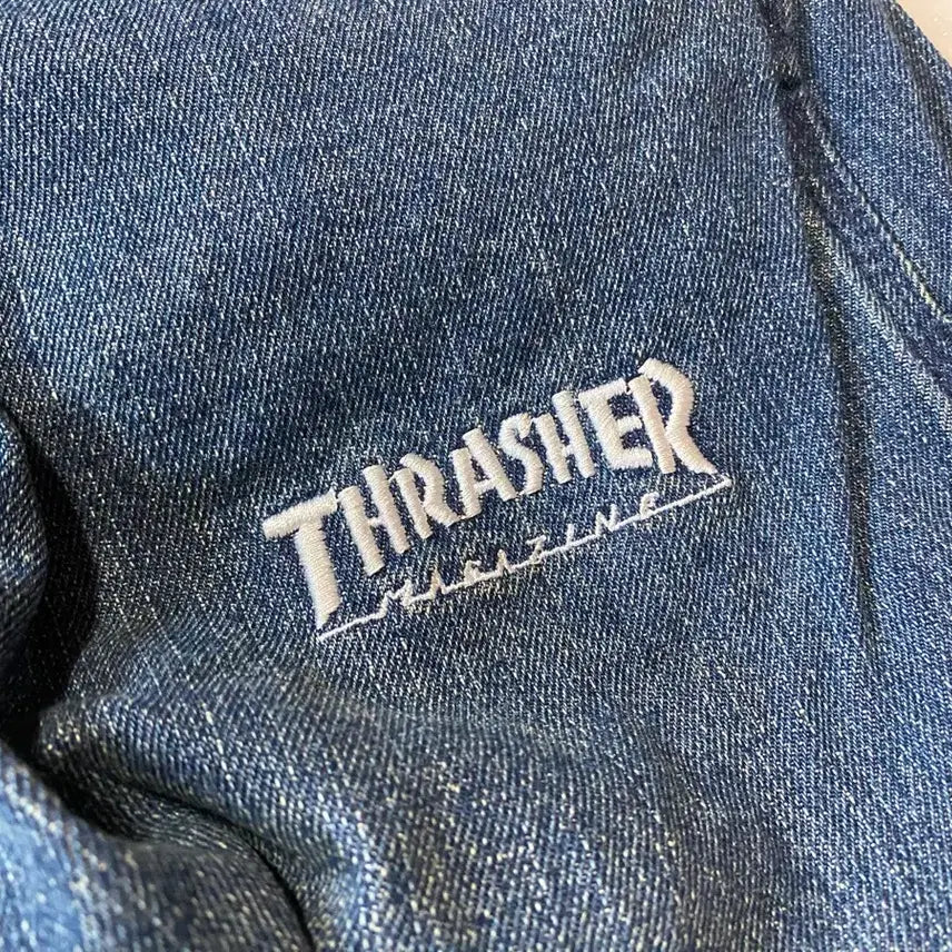 [BUNJANG] Thrasher Denim Pants / Thrasher denim pants (새상품)