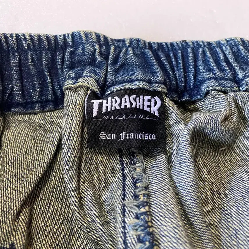 [BUNJANG] Thrasher Denim Pants / Thrasher denim pants (새상품)