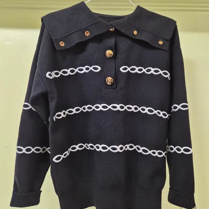 [BUNJANG] Stylish Sailor Collar Sweatshirt / 예쁜 맨투맨 팔아요