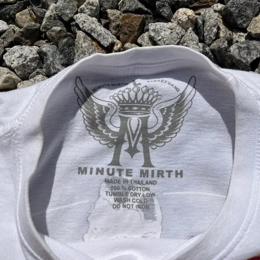 [BUNJANG] MINUTE MIRTH Vintage Graphic T-Shirt / MINUTE MIRTH 빈티지 나염 반팔(실측확인)공용!