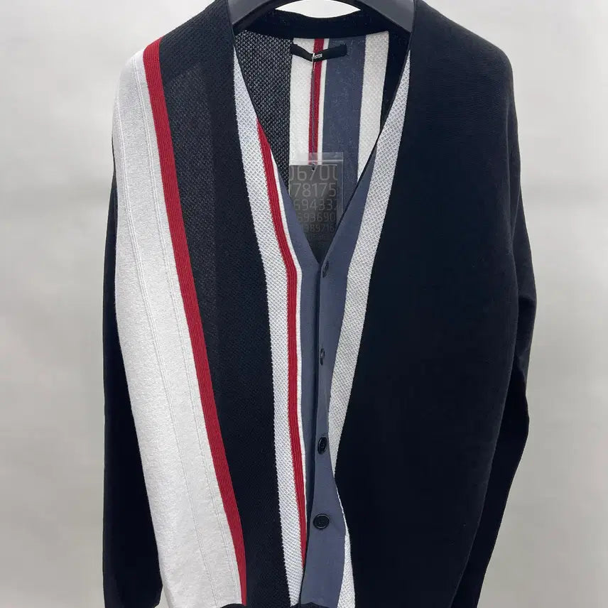 [BUNJANG] System Homme Pattern Mix Long Sleeve Cardigan / 시스템옴므 패턴믹스 긴팔 가디건