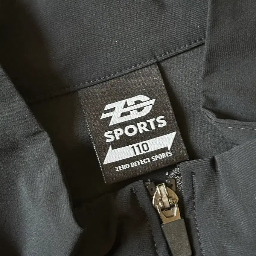 [BUNJANG] ZD Sports Running Zip-up Black 110 / ZD SPORTS 러닝 집업 110 블랙