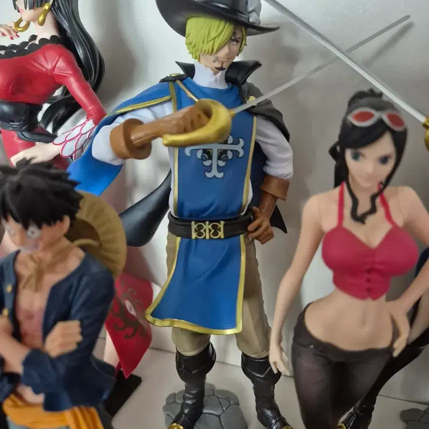 [BUNJANG] One Piece Sanji &amp; Sora Siblings Figure Set / 원피스 상디 소라 남매 피규어 셋트