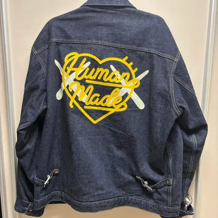 [BUNJANG] Human Made x KAWS Denim Jacket XXL / 휴먼메이드 x 카우스 데님자켓