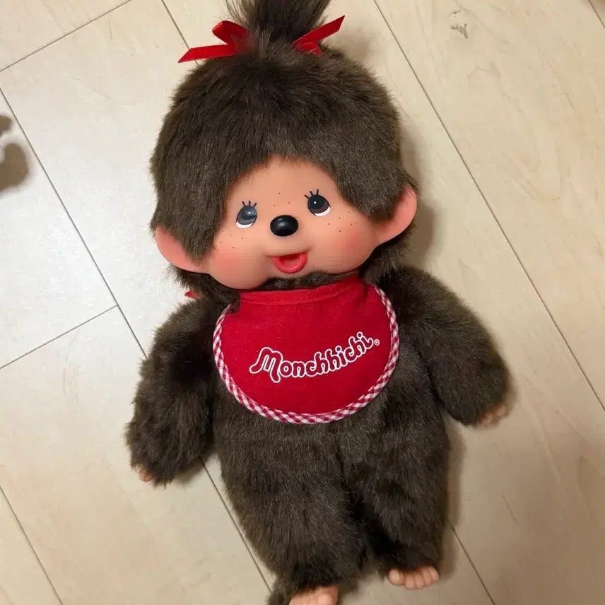 [BUNJANG] Monchhichi Premium Standard Monchhichi Doll M Brown Girl / 몬치치 프리미엄 스탠다드 몬치치 인형 M 브라운 걸