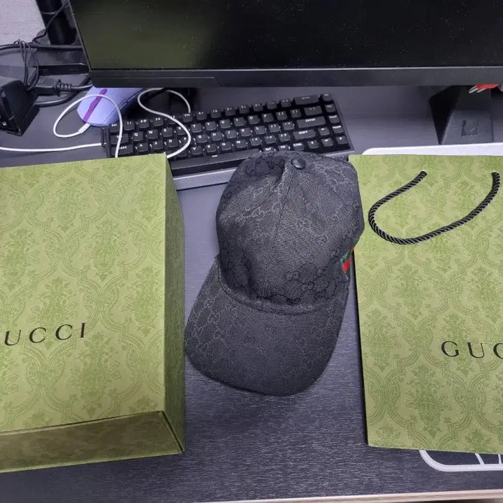 [BUNJANG] Gucci Baseball Cap Size L59 / 구찌 모자 볼캡 L59 사이즈