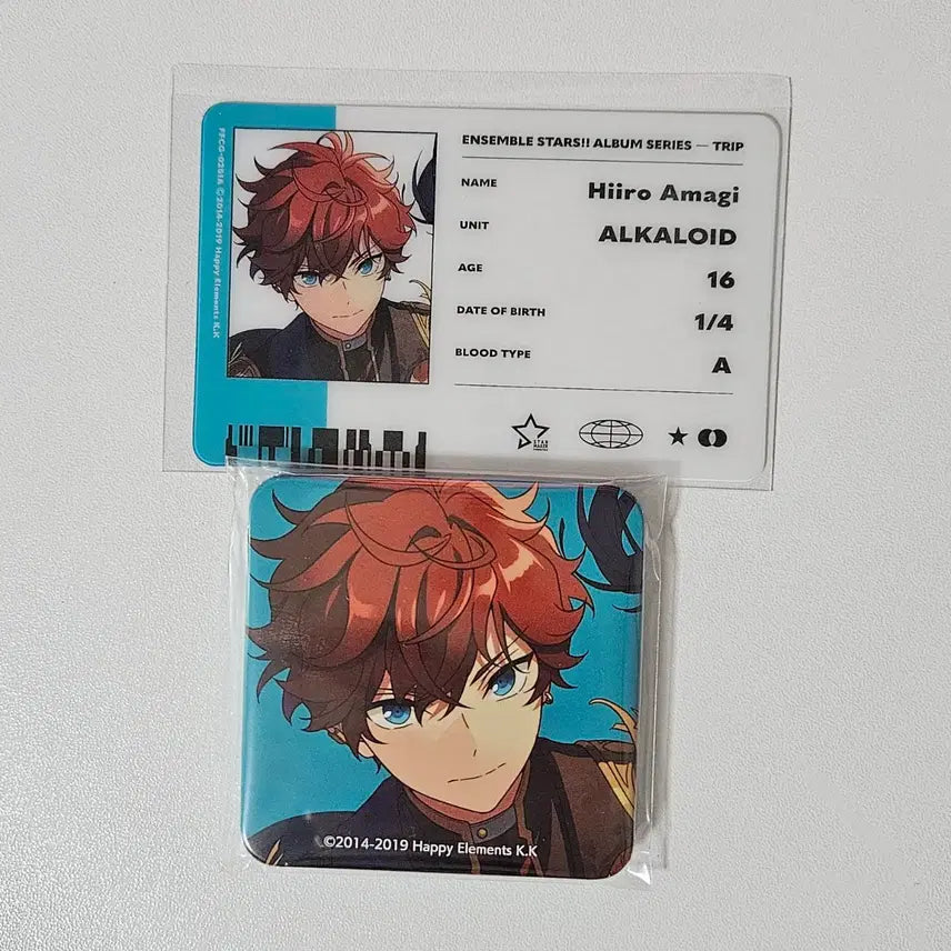 [BUNJANG] Ensemble Stars! Hiirro Trip Tin Badge / 앙스타 히이로 트립 뱃지 캔뱃지 id 아이디 카드
