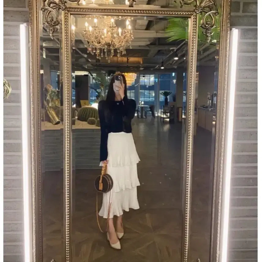 [BUNJANG] Mayyun Layered Frill Skirt (3 Colors) / 가격내림 3컬러 택포4.3 메이윤 캉캉 스커트 레이어드 프릴 스커트