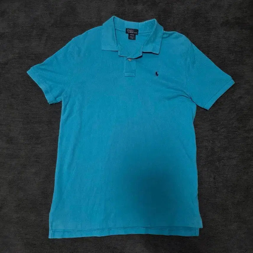[BUNJANG] Polo Ralph Lauren Light Blue Short Sleeve Polo Shirt / 폴로 랄프로렌 하늘색 반팔 폴로셔츠