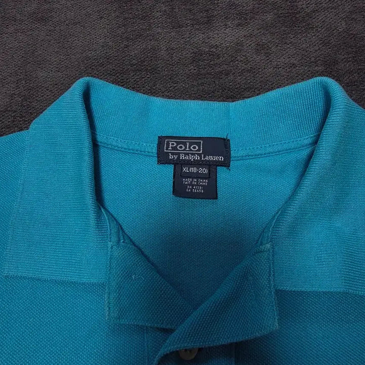 [BUNJANG] Polo Ralph Lauren Light Blue Short Sleeve Polo Shirt / 폴로 랄프로렌 하늘색 반팔 폴로셔츠