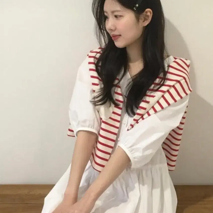 [BUNJANG] Depound Pintuck Midi Dress (White, One Size) / 드파운드 원피스(새상품) 정가 238,000원