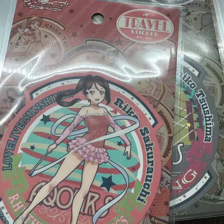 [BUNJANG] Love Live! Sunshine!! Aqours 9 Member Sticker &amp; Shikishi Set / 러브라이브 선샤인 아쿠아 스티커+색지 9인세트 처분