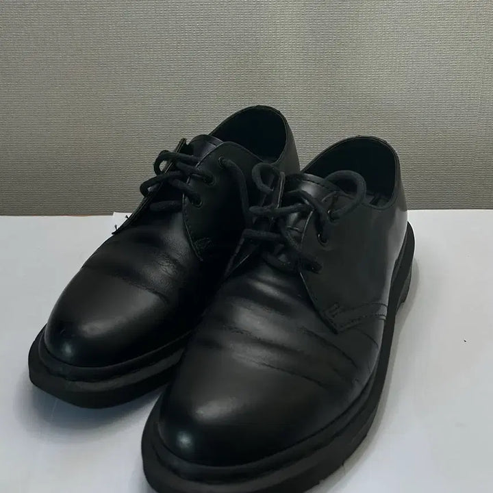 [BUNJANG] Dr. Martens 1461 3-Eye Mono Derby Shoes Black / 닥터마틴 1461 3홀 모노 더비슈즈 블랙(14345)(260)