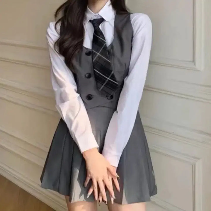 [BUNJANG] Graduation Photo Preppy Look Outfit Set / 졸업사진 프레피룩 <판매>