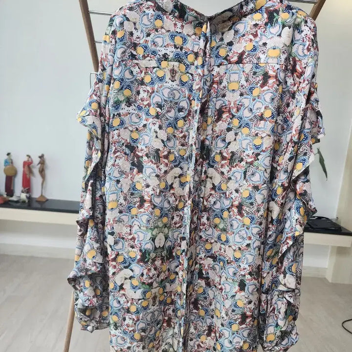 [SOLD OUT] 한섬MINE 패턴 블라우스 셔츠