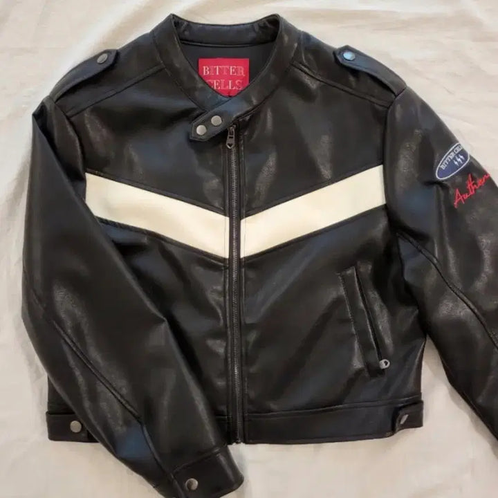[BUNJANG] Bitter Cells Black Leather Rider Jacket (Jennie&