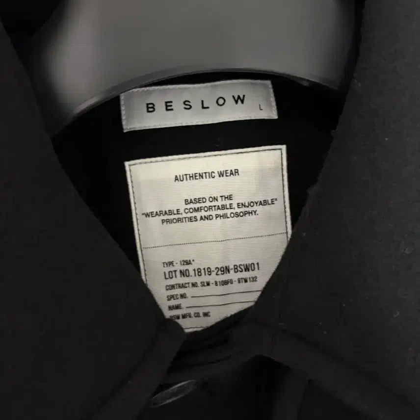 [BUNJANG] Beslow Duffle Balmacaan Coat L / [L] 비슬로우 더플 발마칸 코트 L 새상품 시착도 안함