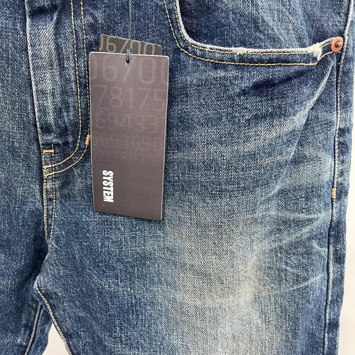 [BUNJANG] System Homme Dark Tone Denim Pants / 시스템옴므 다크톤 데님팬츠