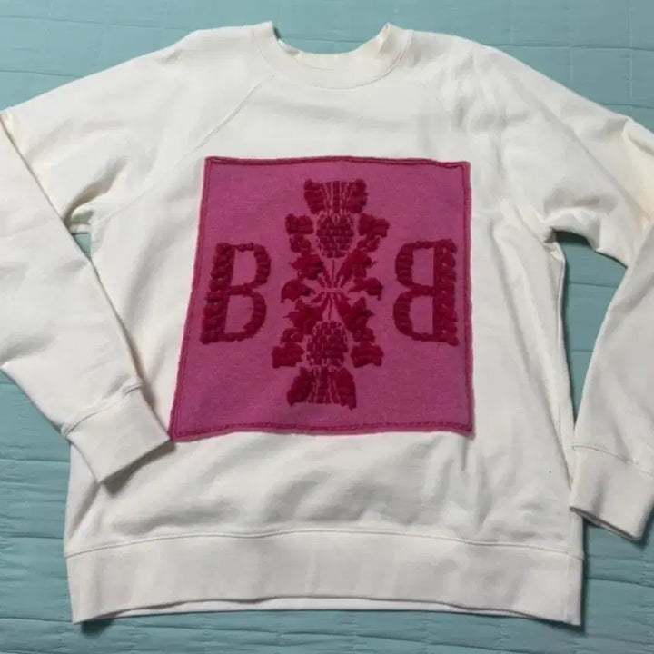 [BUNJANG] Barrie Cashmere Patch Sweatshirt M / Barrie 배리 맨투맨