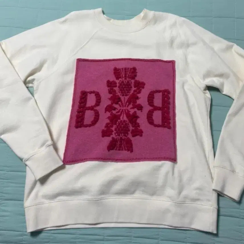 [BUNJANG] Barrie Cashmere Patch Sweatshirt M / Barrie 배리 맨투맨