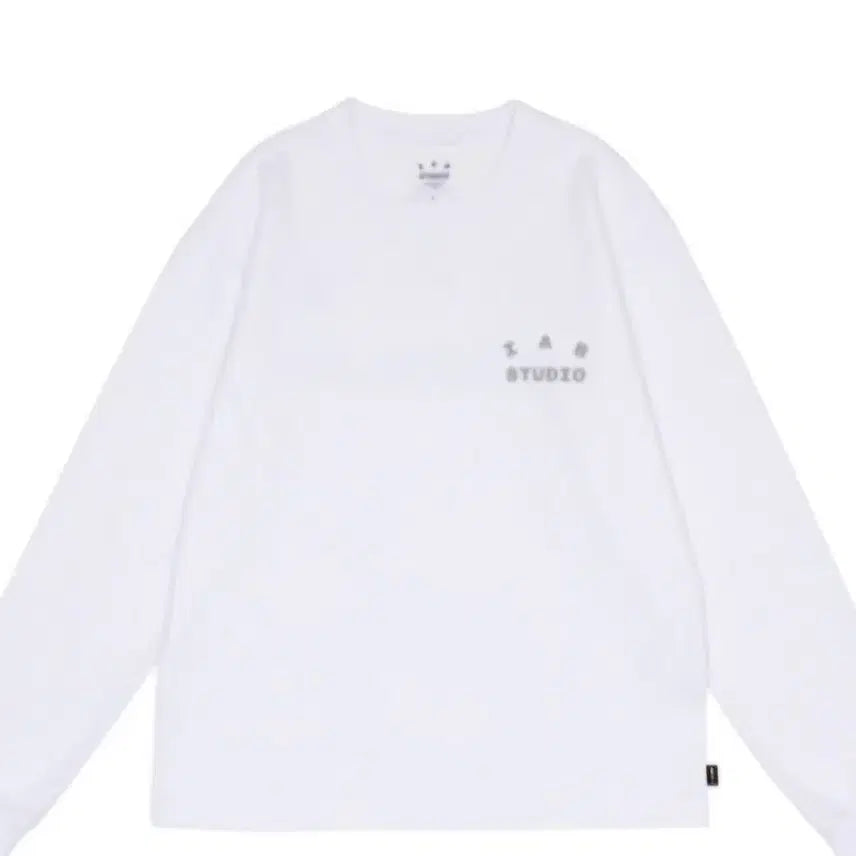 [BUNJANG] IAB Studio White Long Sleeve T-Shirt (L Size) / 아이앱 화이트 롱슬리브 새제품 팝니다.