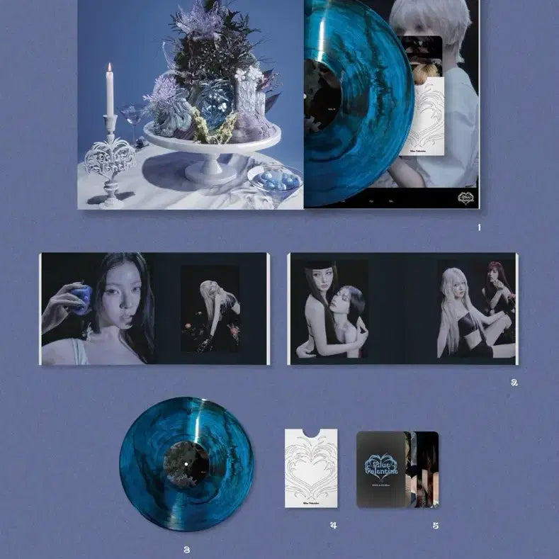 [BUNJANG] NMIXX Blue Valentine LP Chaos Ver. Sealed / 엔믹스 Blue Valentine LP 카오스 버전 미개봉 새상품