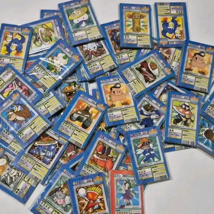 [BUNJANG] Classic Yorimon Mini Cards (Pack of 8) / 1팩8장)고전 요리몬 미니 카드
