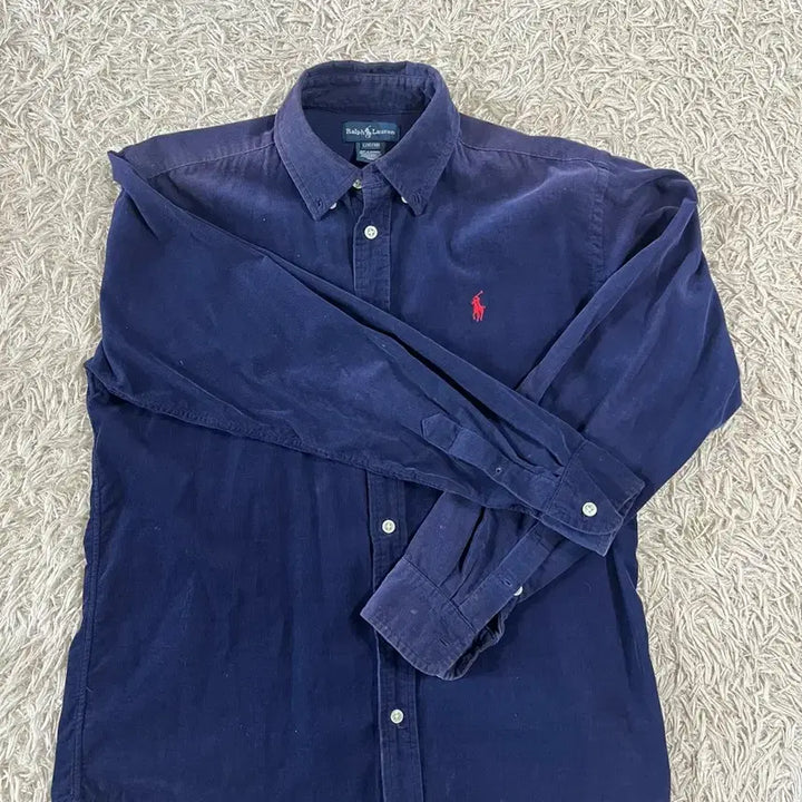 [BUNJANG] Polo Ralph Lauren Corduroy Shirt Navy / 폴로 랄프로렌 코듀로이 셔츠 네이비