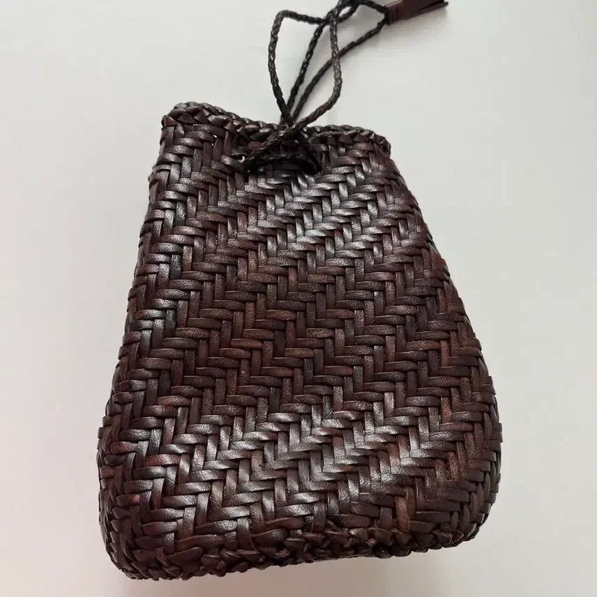 [BUNJANG] Dragon Diffusion Pompom Dark Brown Bag / 드래곤디퓨전 폼폼 정품 다크브라운