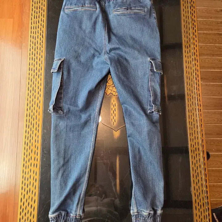 [BUNJANG] Juun.J Washed Denim Cargo Jogger Pants / 준지 [44] 준지워싱 데님 카고 조거 팬츠