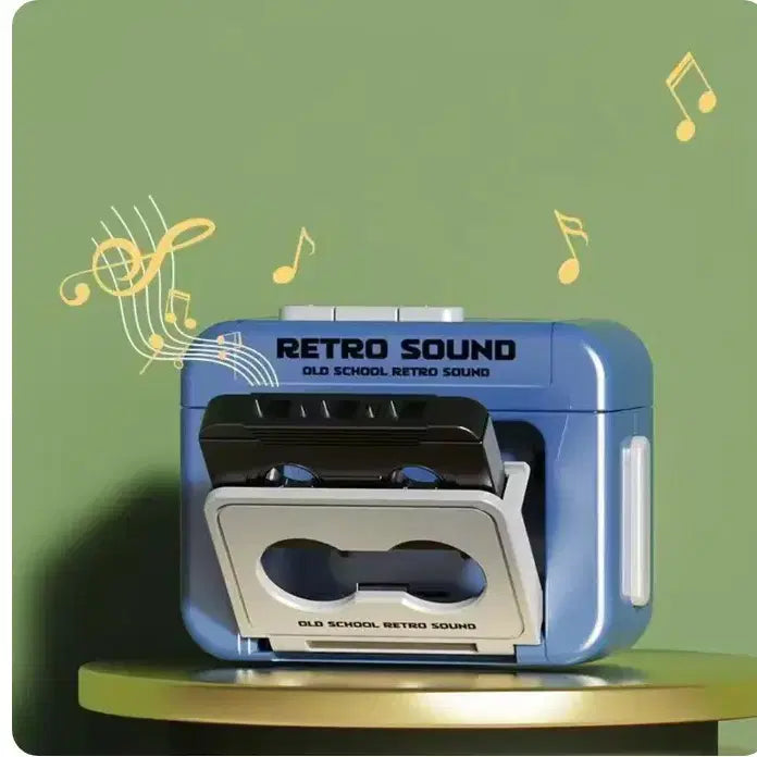[BUNJANG] Retro Cassette Tape Recorder Keychain Music Box Pendant Backpack Charm / 레트로 테이프 레코더 키체인 미니 녹음 뮤직박스 펜던트 배낭 장식