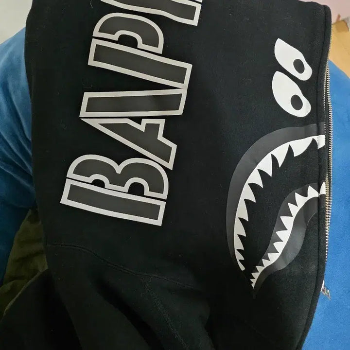 [BUNJANG] BAPE Shark Hoodie Zip-Up Bounty Hunters Collaboration XL Black / 한정 베이프 샤크 후드 xl 블랙 집업 바운티 헌터스 콜라보