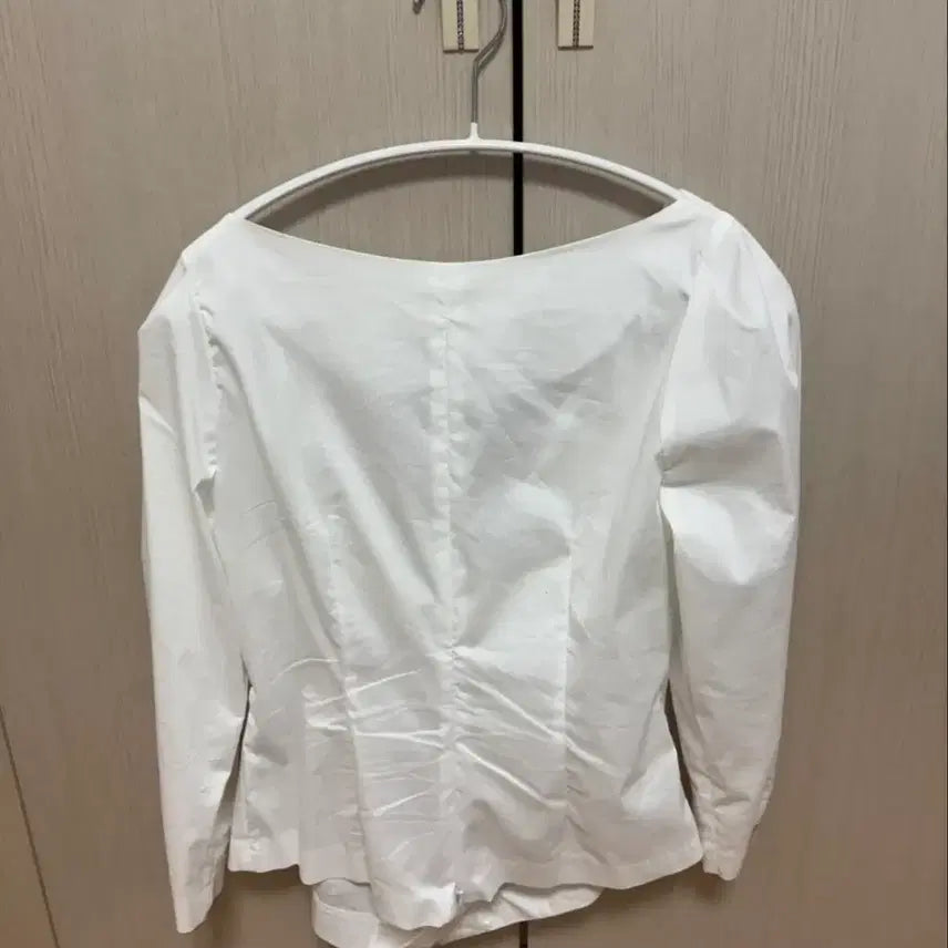 [BUNJANG] Shirring Wrap Blouse / 셔링 랩 블라우스