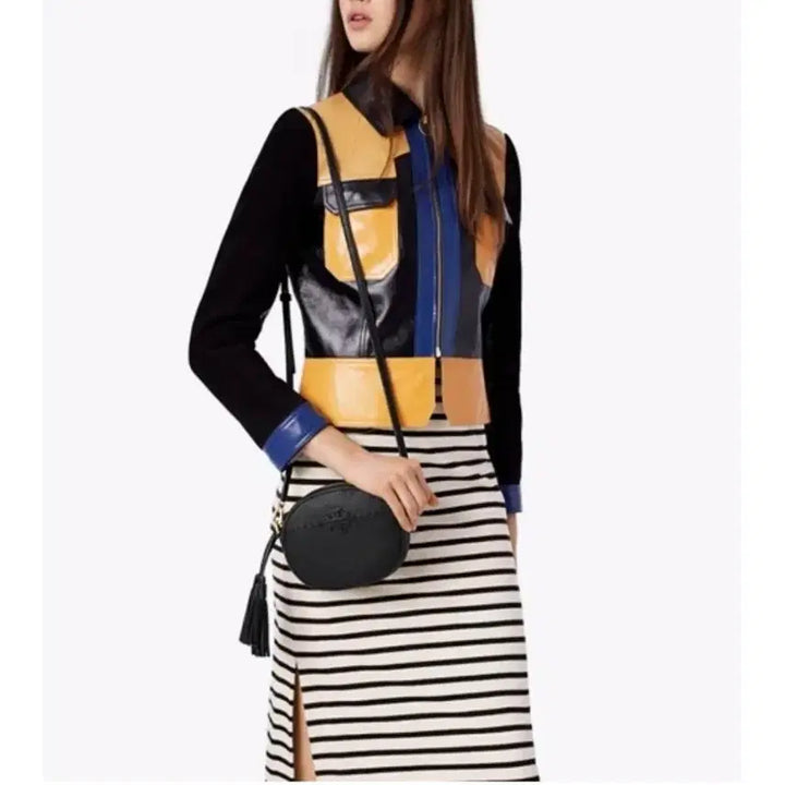 [BUNJANG] Tory Burch McGraw Mini Leather Crossbody Bag / 토리버치 맥그로우 미니 크로스백