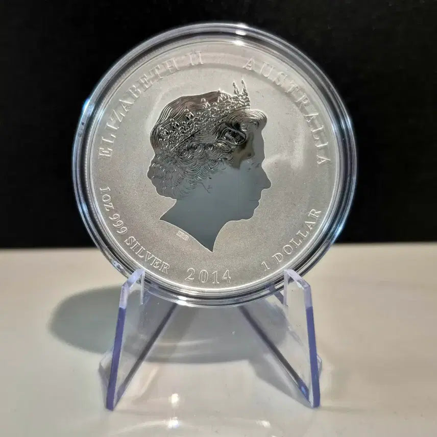 [BUNJANG] Limited Edition Perth Mint 24K Gold Plated Horse Silver Coin 1 oz / 한정판 퍼스민트사 24k금도금 말은화 1온스