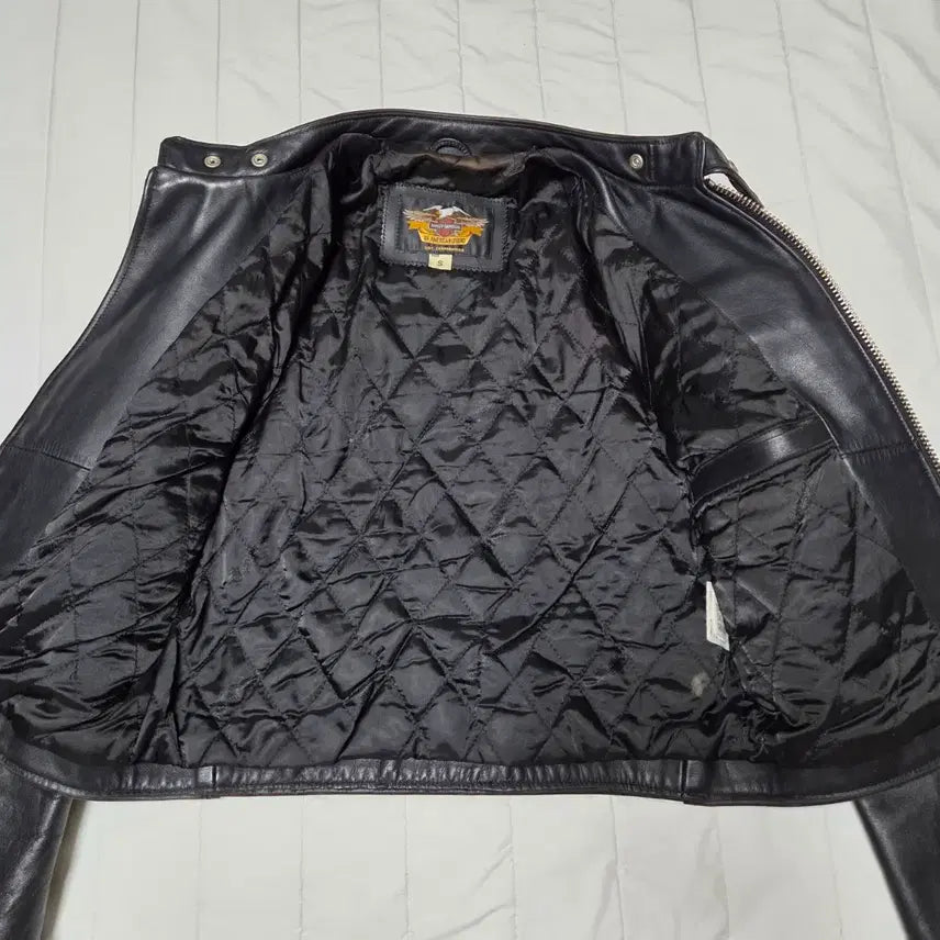 [BUNJANG] Harley-Davidson 90s Steerhide Single Leather Jacket / [S]90s 할리데이비슨 소가죽 싱글가죽자켓  싱글라이더