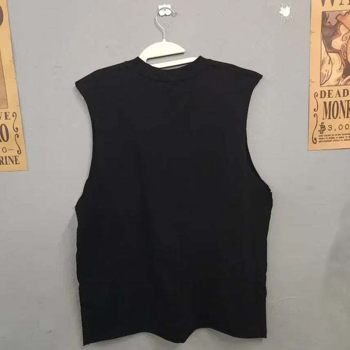 [BUNJANG] VETEMENTS Black Sleeveless Logo T-Shirt / 베트멍 블랙 민소매 티셔츠