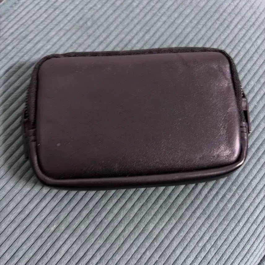 [BUNJANG] Porter ALUOF Coin Case Black Calfskin Leather / 포터 블랙 알루프 코인 케이스