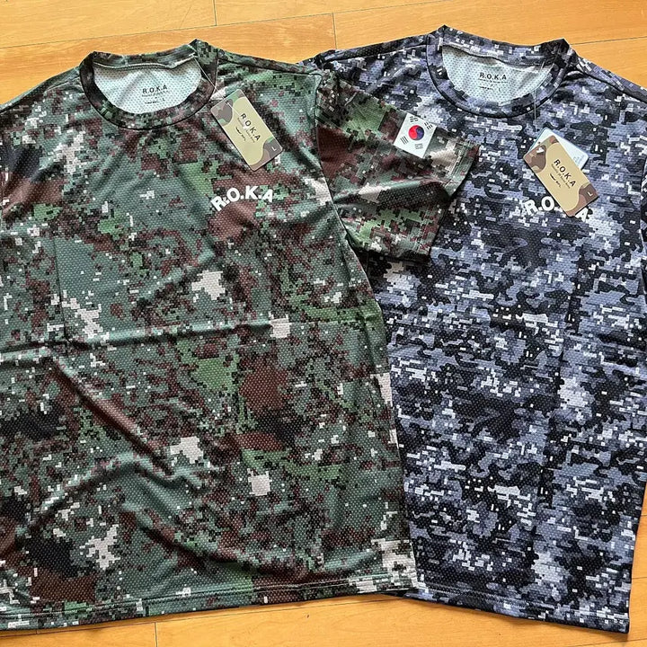 [BUNJANG] ROKA Military Functional Short-Sleeve T-Shirt Bundle Set / <여름신상품> ROKA 밀리터리 기능성 반팔 티셔츠 (2장일괄)