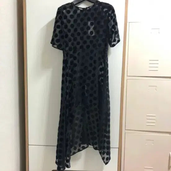 [BUNJANG] ZARA Sheer Velvet Dot Blouse/Dress Size S / 자라 / 블라우스겸 원피스 새제품