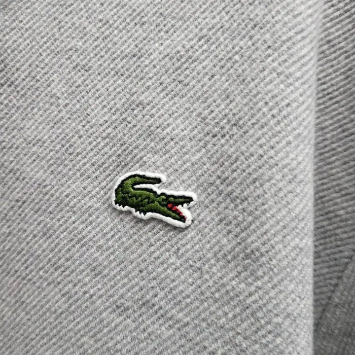 [BUNJANG] Lacoste Long-Sleeve Polo Shirt Grey / 라코스테 긴팔 카라티 그레이가슴50 기장70