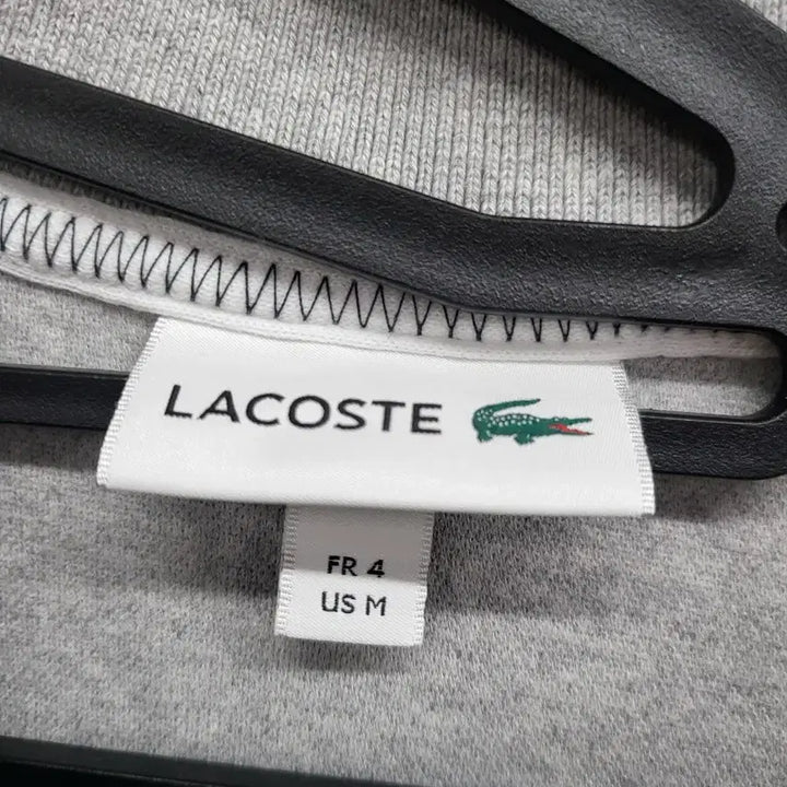 [BUNJANG] Lacoste Long-Sleeve Polo Shirt Grey / 라코스테 긴팔 카라티 그레이가슴50 기장70