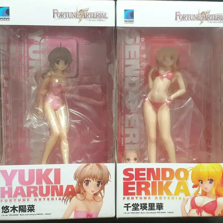 [BUNJANG] Beach Queens Yuki Haruna &amp; Sendo Erika Fortune Arterial Figure Set (Opened) / 할인,비치퀸즈,포춘아테리얼,유키 하루나,센도 에리카,개봉,정품
