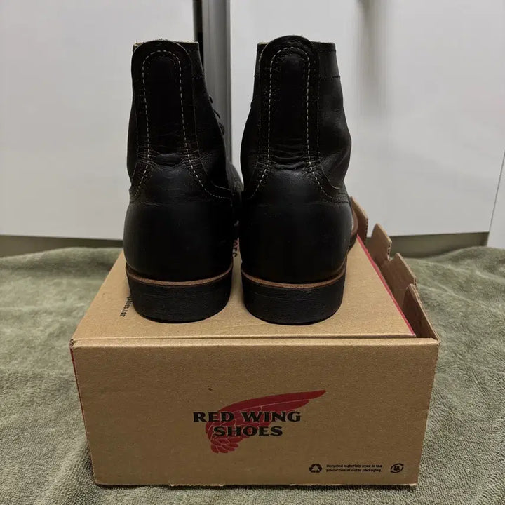 [BUNJANG] Red Wing Iron Ranger 8086 Charcoal Rough &amp; Tough Boots / [275] 레드윙 아이언레인저 8086 차콜 러프앤터프