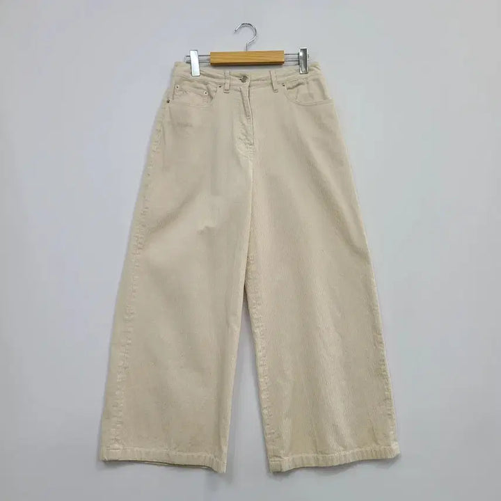[BUNJANG] Cottelo Ivory Corduroy Wide Pants / 코텔로 아이보리 코듀로이 와이드 팬츠/S/앨리스/1150
