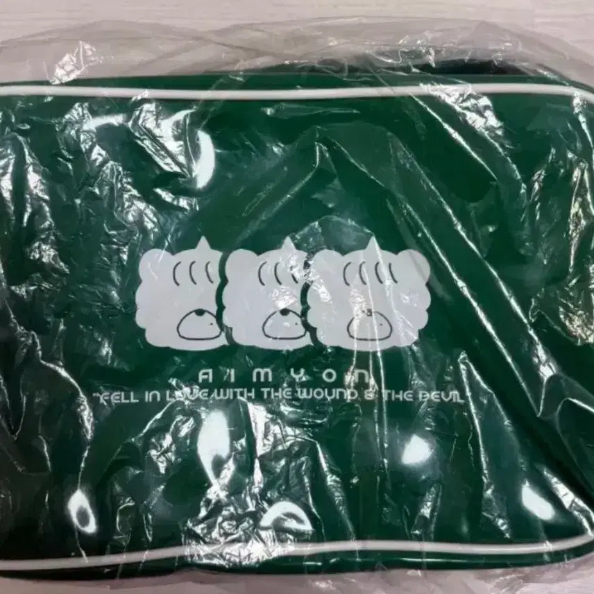 [BUNJANG] Aimyong Akuma Green Shoulder Bag / 아이묭 아쿠마 초록색 그린 숄더백 가방 미개봉 판매해요